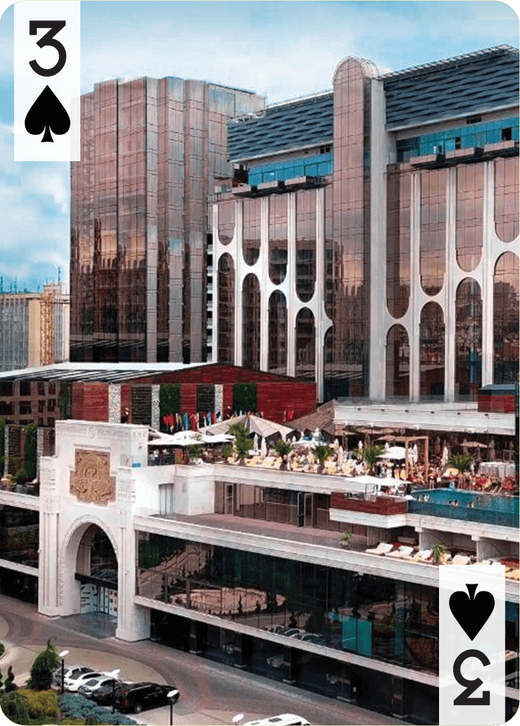 3 of Spades — Seven Visions Resort & Places, The Dvin