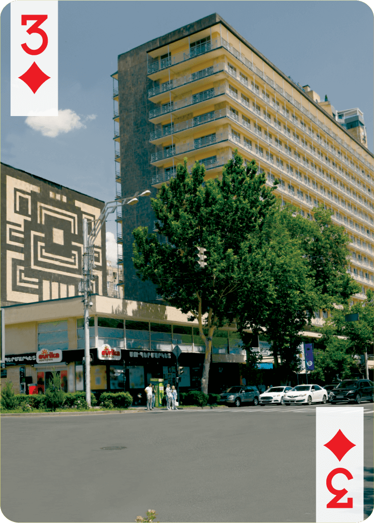 3 of Diamonds – Ani Plaza Hotel