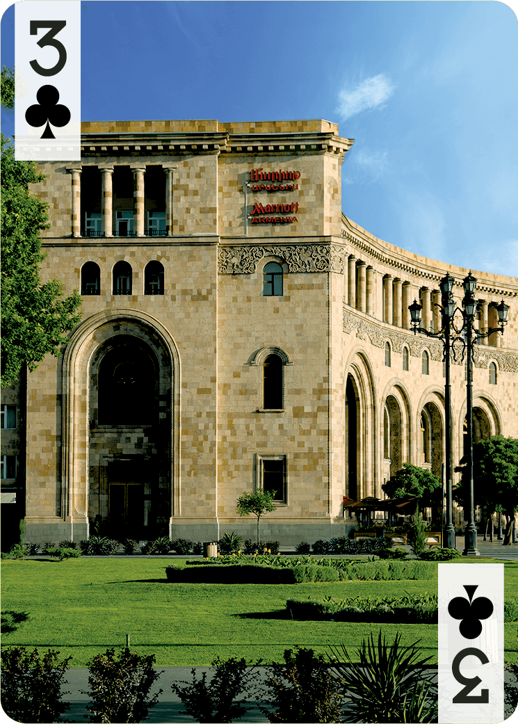 3 of Clubs – Armenia Marriott Hotel Yerevan